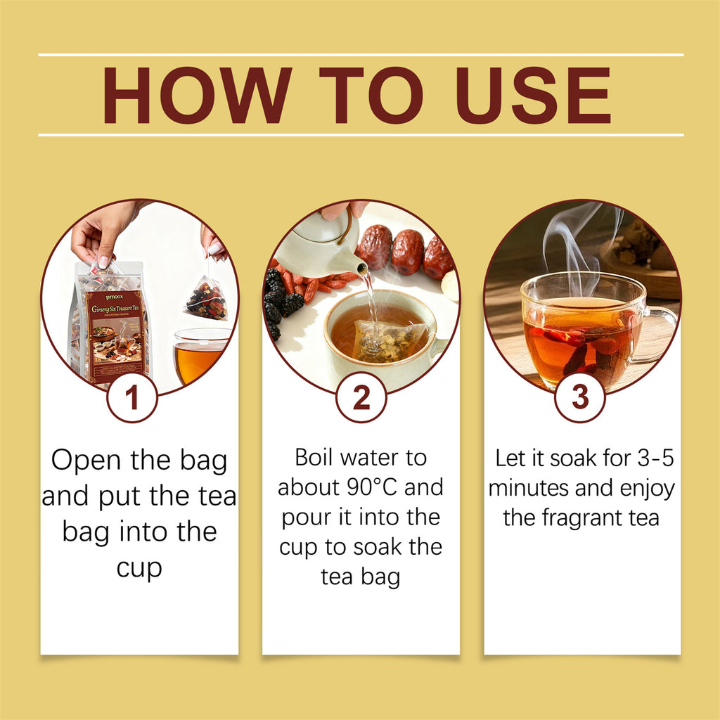 Ginseng Liubao Qixue Health Tea