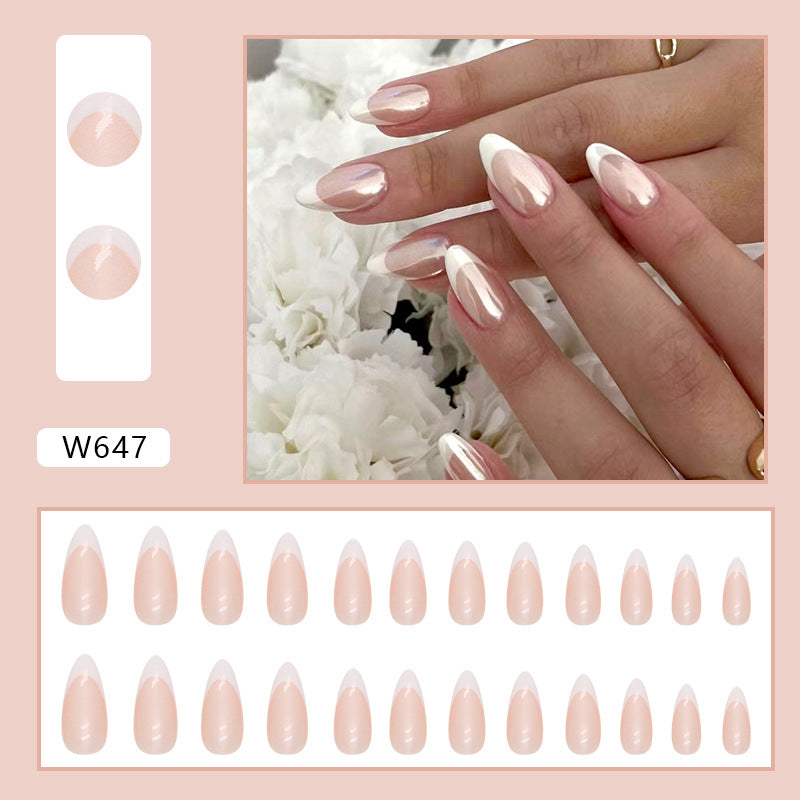 Simple Pure Desire Aurora French Manicure