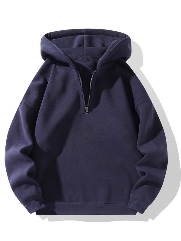 Autumn And Winter Men's Zipper Hoodie Loose Sports Sweater