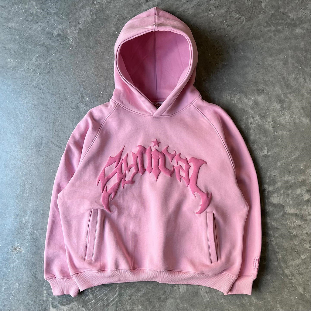 American-style Vintage Zipper Sweater Gothic Letter XINGX Printed Hoodie Trendy Men's Casual Jacket