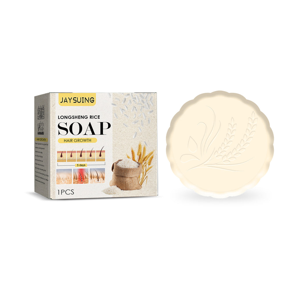 Rice Shampoo Soap Moisturizing Conditioning Hair Growth