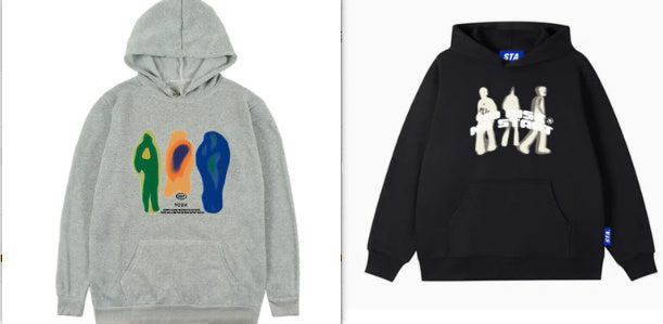 Women's Same Style Loose-fitting Fleece Pullover