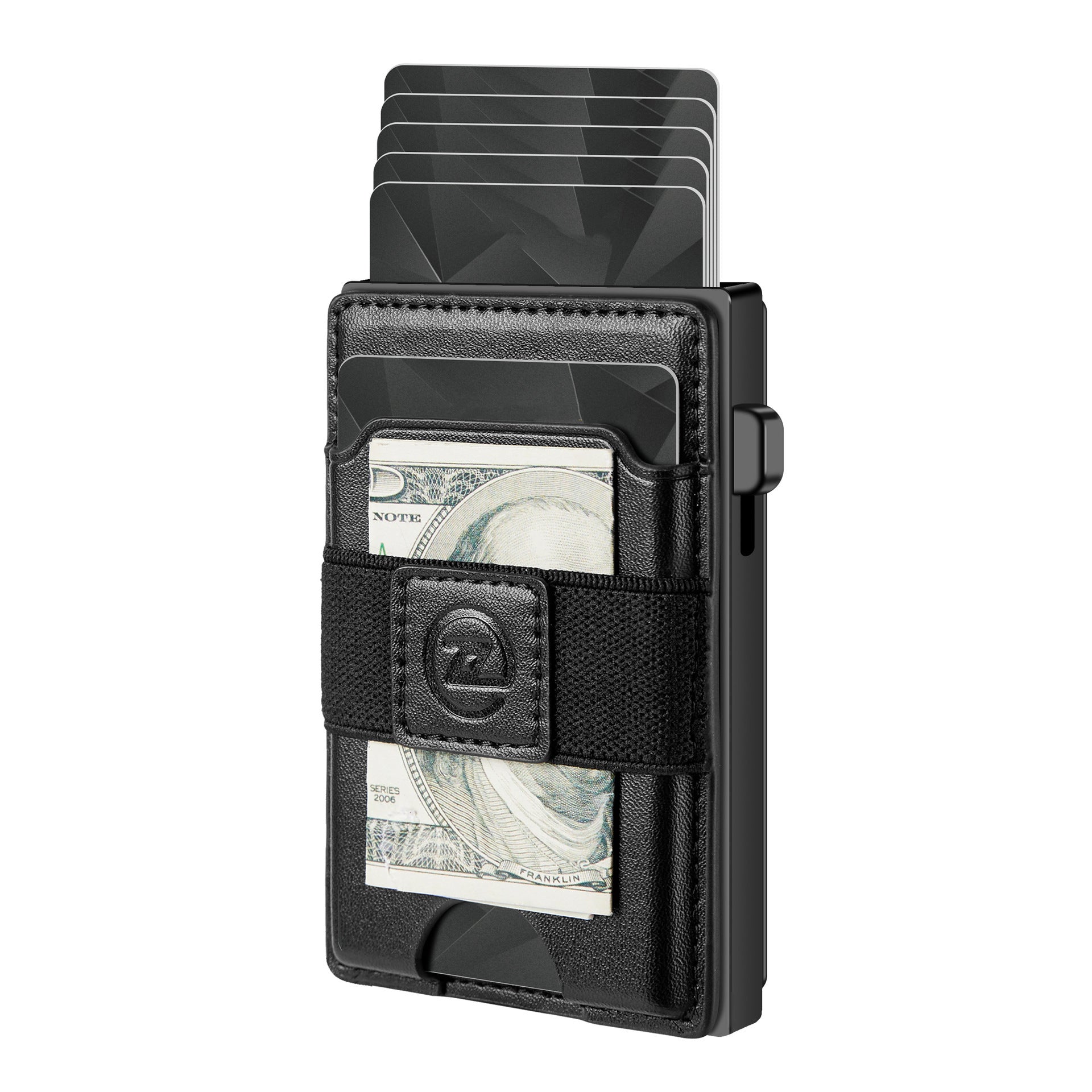 Two-in-one Magnetic Card Holder Automatic Cassette Multi-function Detachable Mobile Phone Cassette Wallet