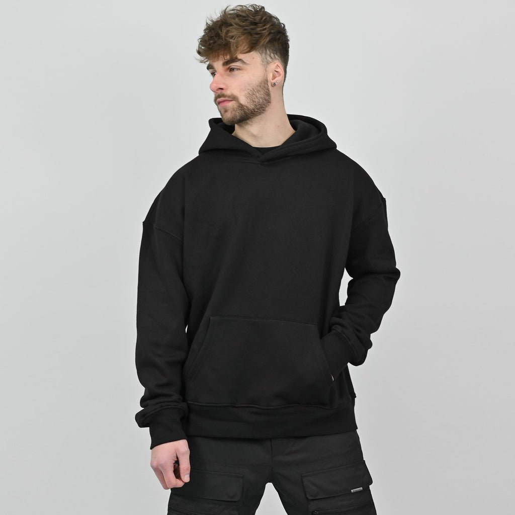 Sports Casual Solid Color Light Plate Long Sleeve Plus Velvet Hoodie