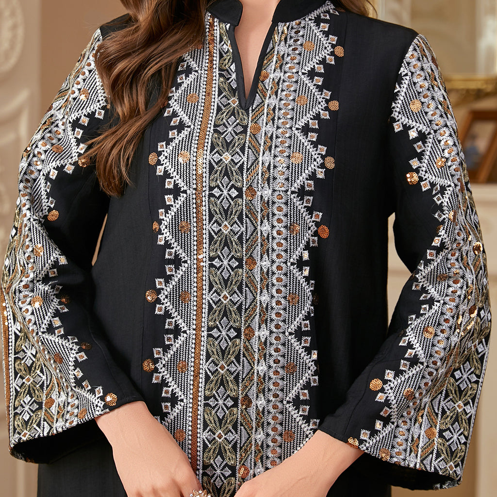 Middle East Dubai Arab Embroidery Stitching Dress
