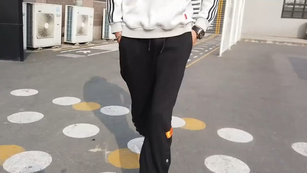 Autumn And Winter Velvet Padded Casual Pants