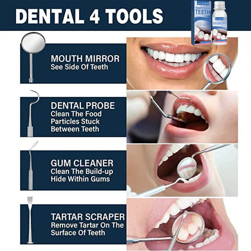 Temporary Repair Particle Tooth Repair Kit