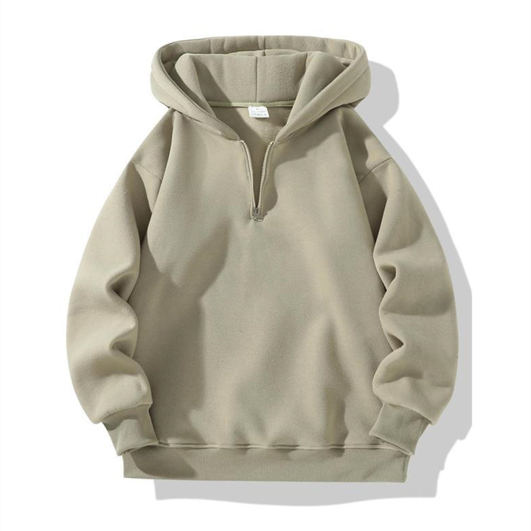 Autumn And Winter Men's Zipper Hoodie Loose Sports Sweater
