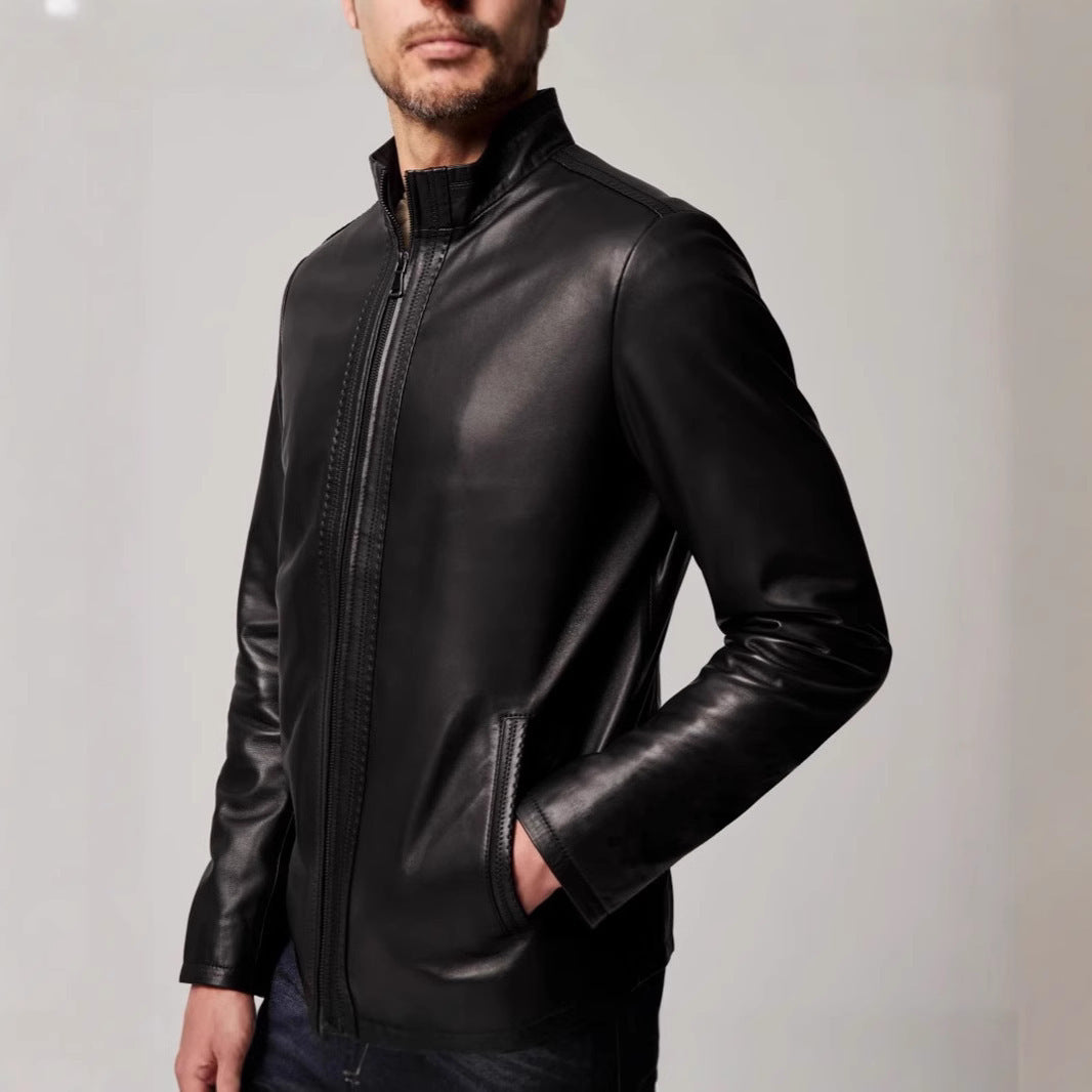 Men's American Leather Jacket Fashion
