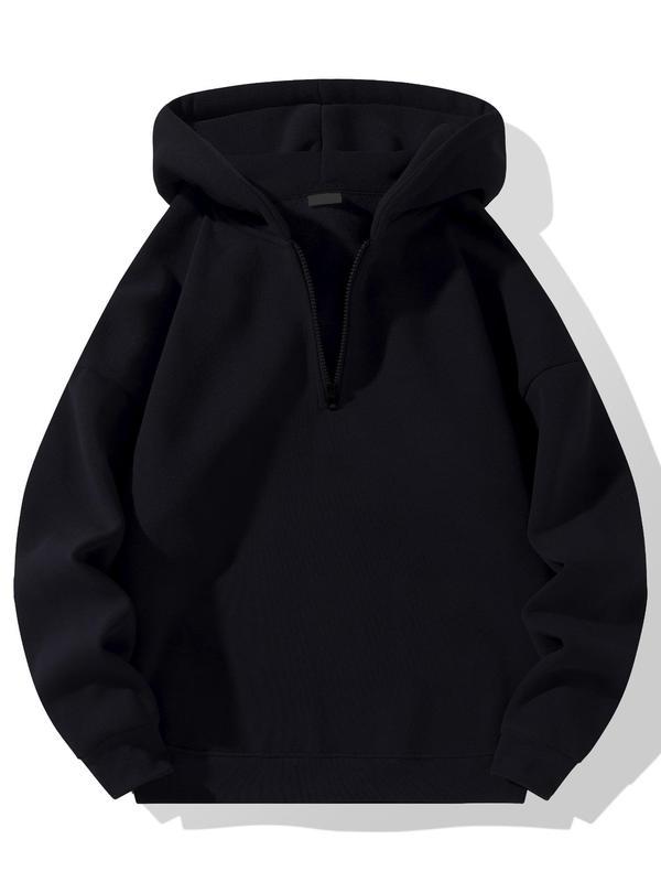 Autumn And Winter Men's Zipper Hoodie Loose Sports Sweater