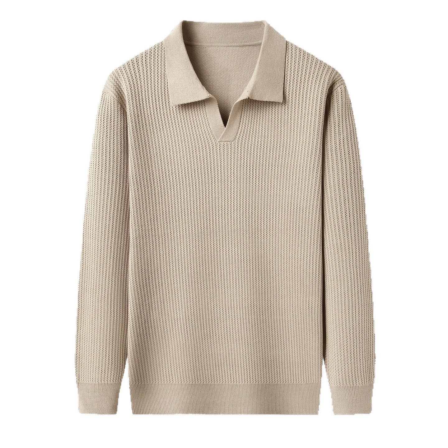 Men's Autumn Simple Casual All-match Loose Inner Wear Bottoming Shirt Sweater