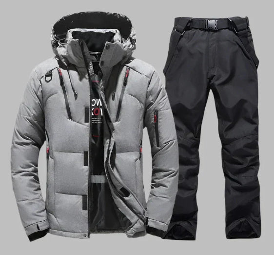 Men's Down Jacket Short Outdoor Sports Slim Fit Hoodie