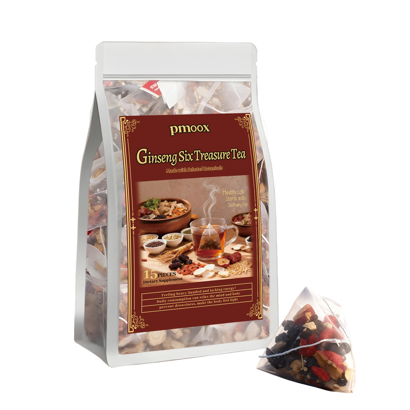 Ginseng Liubao Qixue Health Tea