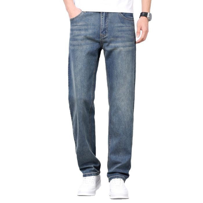 Loose Straight Summer Thin Men's Jeans