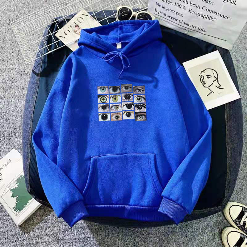 European And American Loose Long Sleeve Hoodie Plus Size Solid Color Sweatshirt