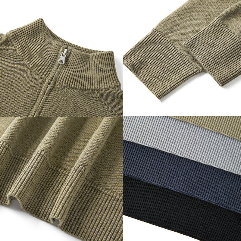 Casual Sweater Thickened Wool Base Shirt