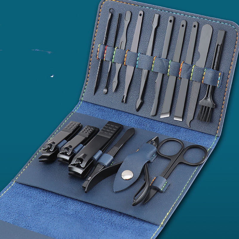 Nail Clippers Set Folding Bag Type Household Pedicure Ear Pick Manicure Tool