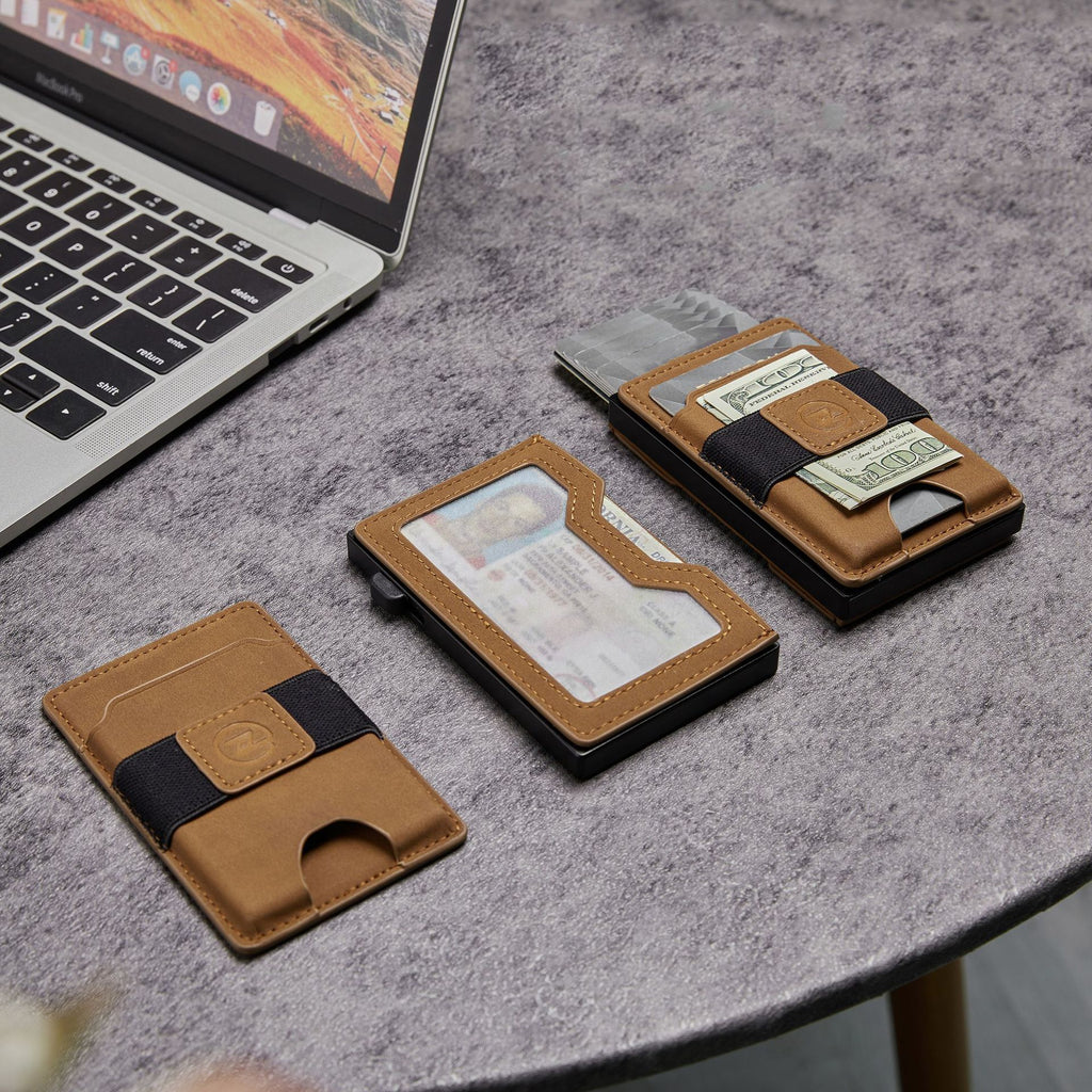 Two-in-one Magnetic Card Holder Automatic Cassette Multi-function Detachable Mobile Phone Cassette Wallet