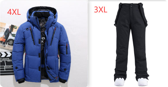 Men's Down Jacket Short Outdoor Sports Slim Fit Hoodie