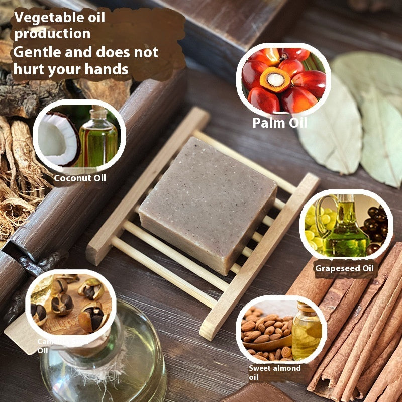 Silicone Oil-free Cold Process Nine Grass Shampoo Soap