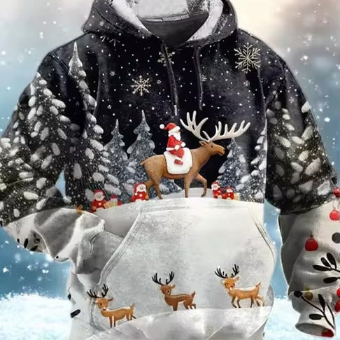 New Fashion 3D Digital Printing Hoodie