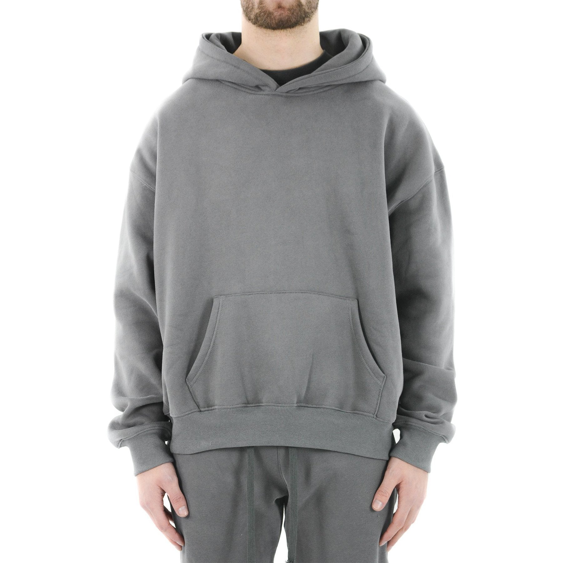 Sports Casual Solid Color Light Plate Long Sleeve Plus Velvet Hoodie