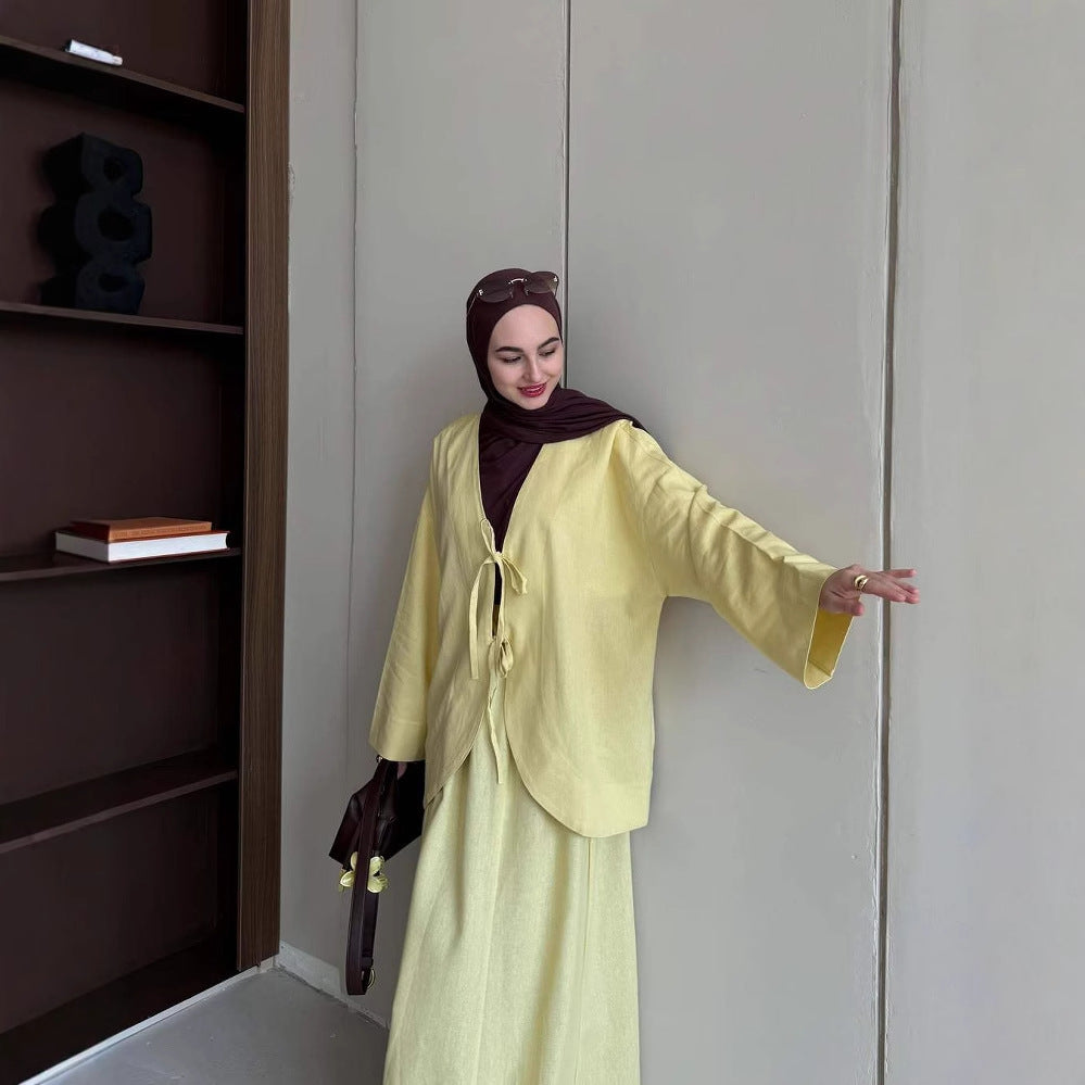 Middle East Arab Skirt Two-piece Set