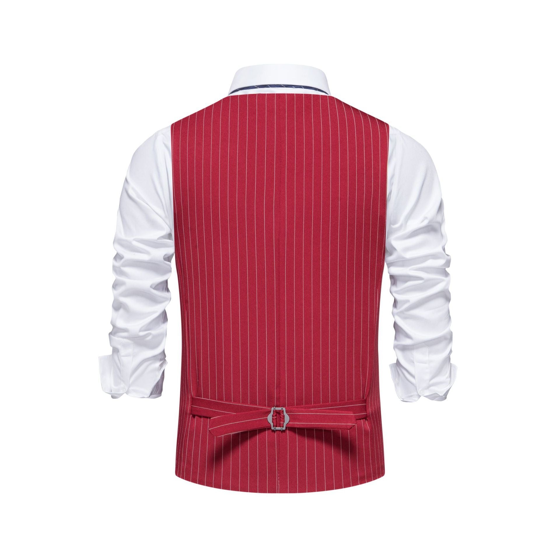 New Men's Striped Suit Vest Fashion Business Formal Wear