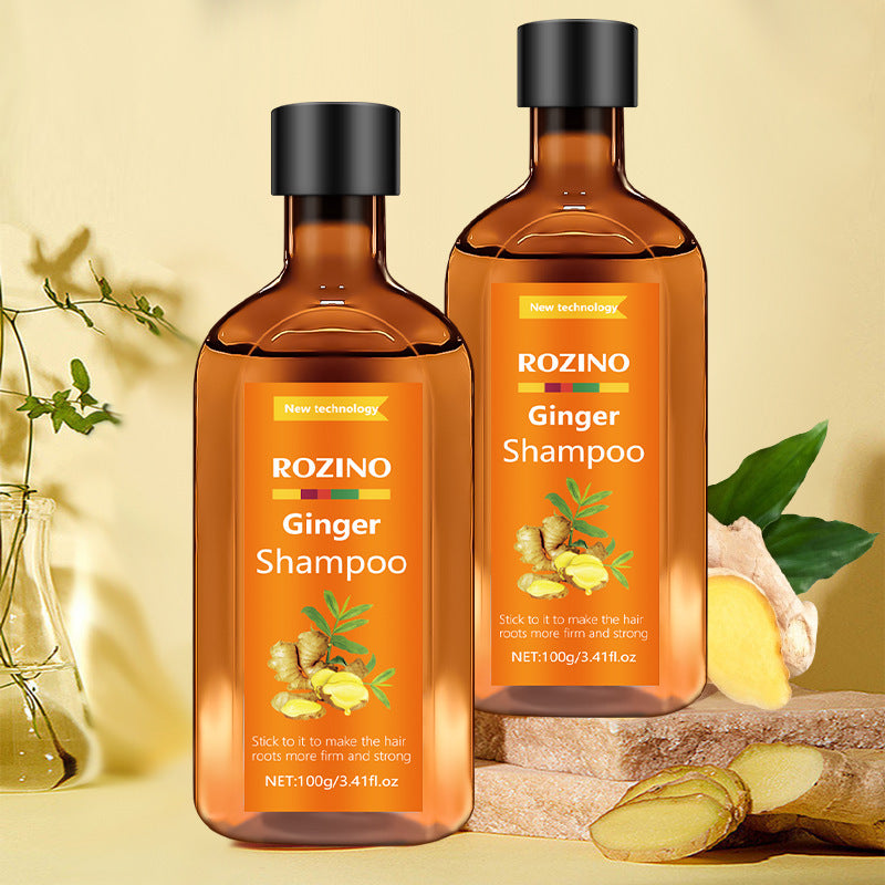 English Ginger Shampoo Anti-itching Refreshing Oil Control Anti-dandruff And Hair Fixation