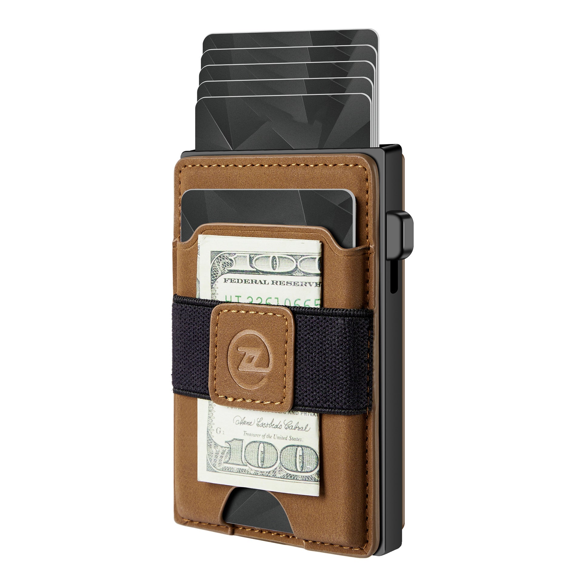 Two-in-one Magnetic Card Holder Automatic Cassette Multi-function Detachable Mobile Phone Cassette Wallet