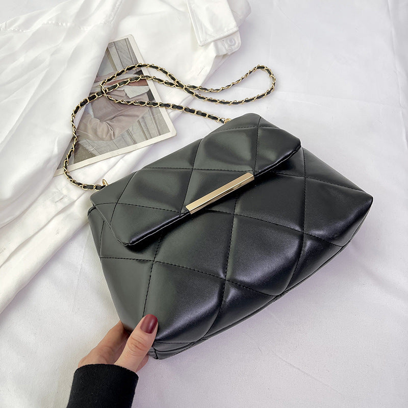 Simple Portable Casual Fashion Crossbody Diamond Embroidery Thread Chain Bag