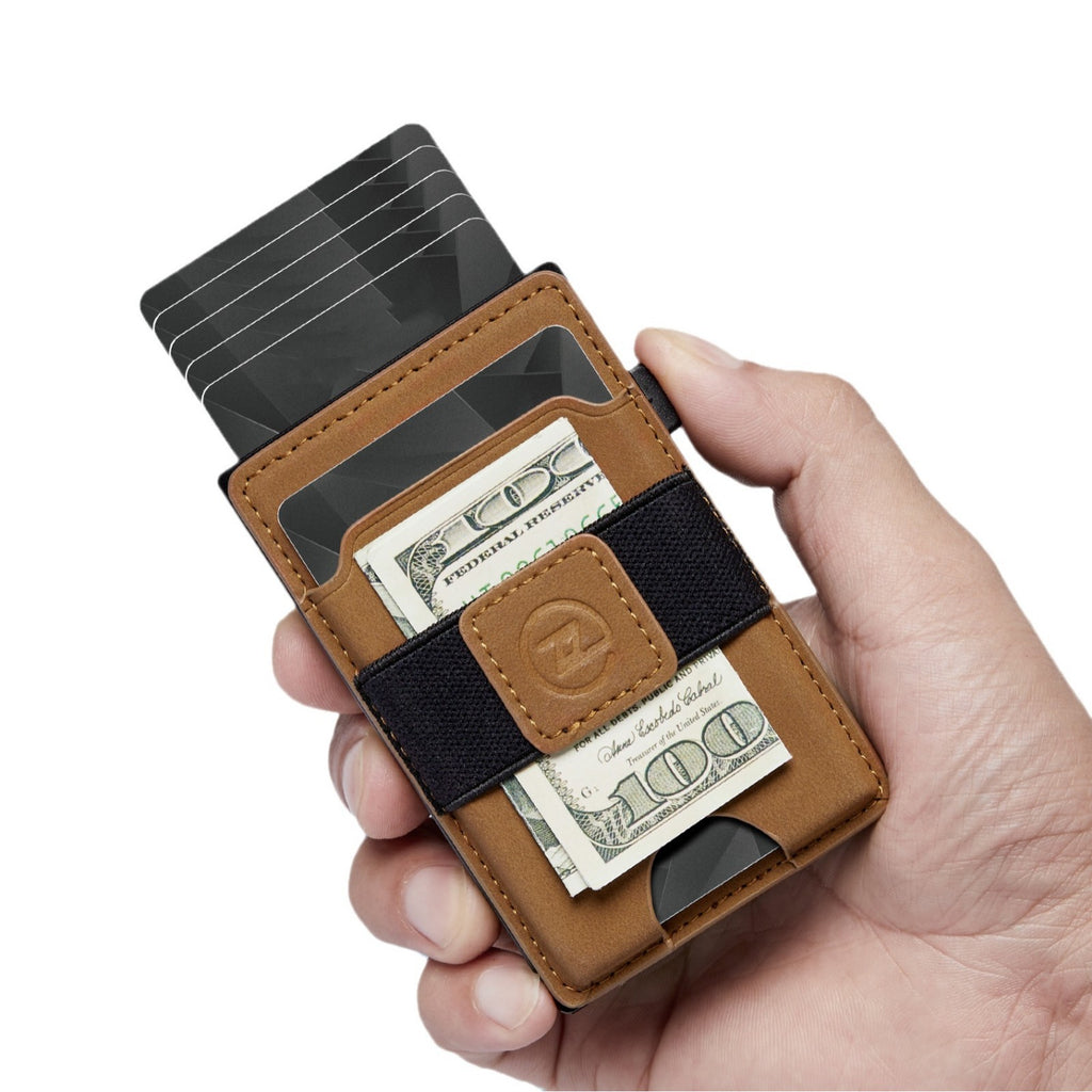 Two-in-one Magnetic Card Holder Automatic Cassette Multi-function Detachable Mobile Phone Cassette Wallet