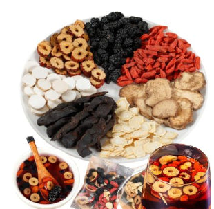 Household Solid Ginseng Five Treasure Tea