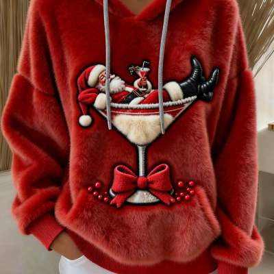 3D Digital-Print Fashionable Casual Womens Hoodie